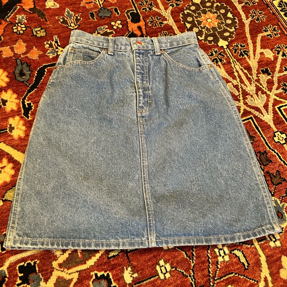 Vintage Brittania Jean Skirt